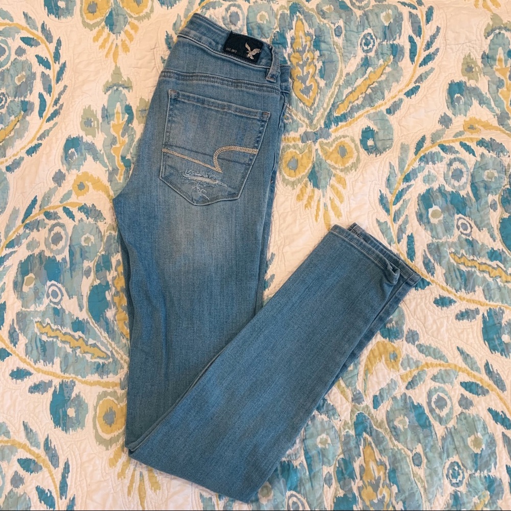High-skinny jeans